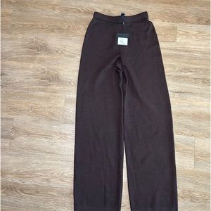 BNWT St. John Santana Knot Stove Pants in Tobacco sz 0